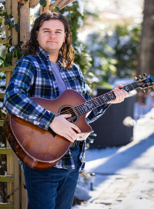 Acoustic Guitar Outside 1